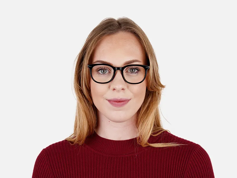 black acetate round square full rim glasses frames-2
