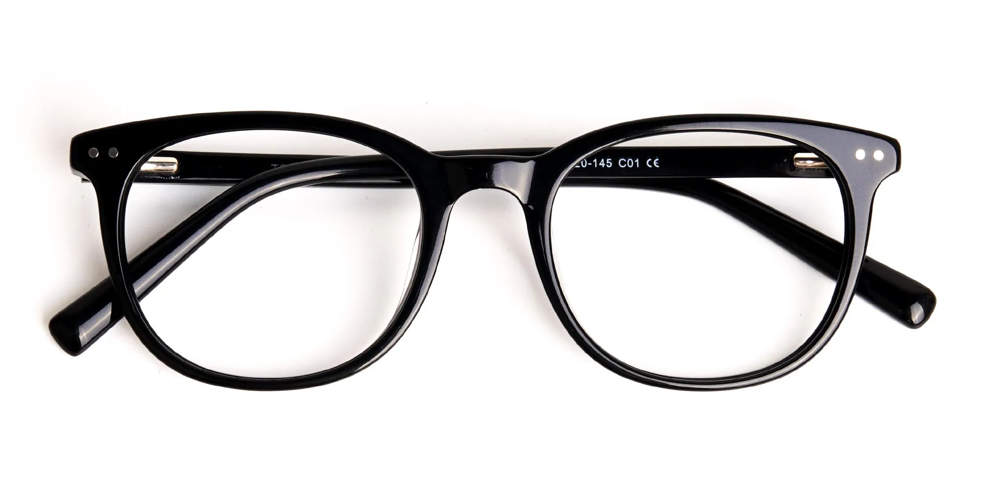 black acetate round square full rim glasses frames-2