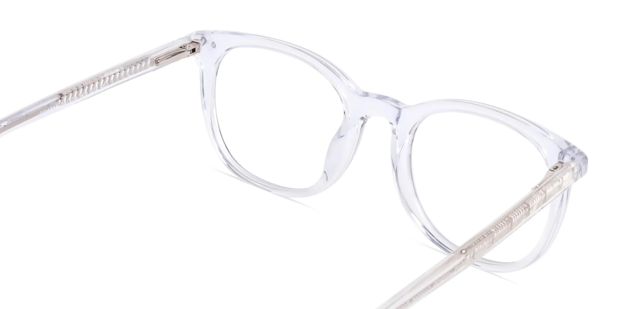 crystal clear or transparent round glasses frames-2