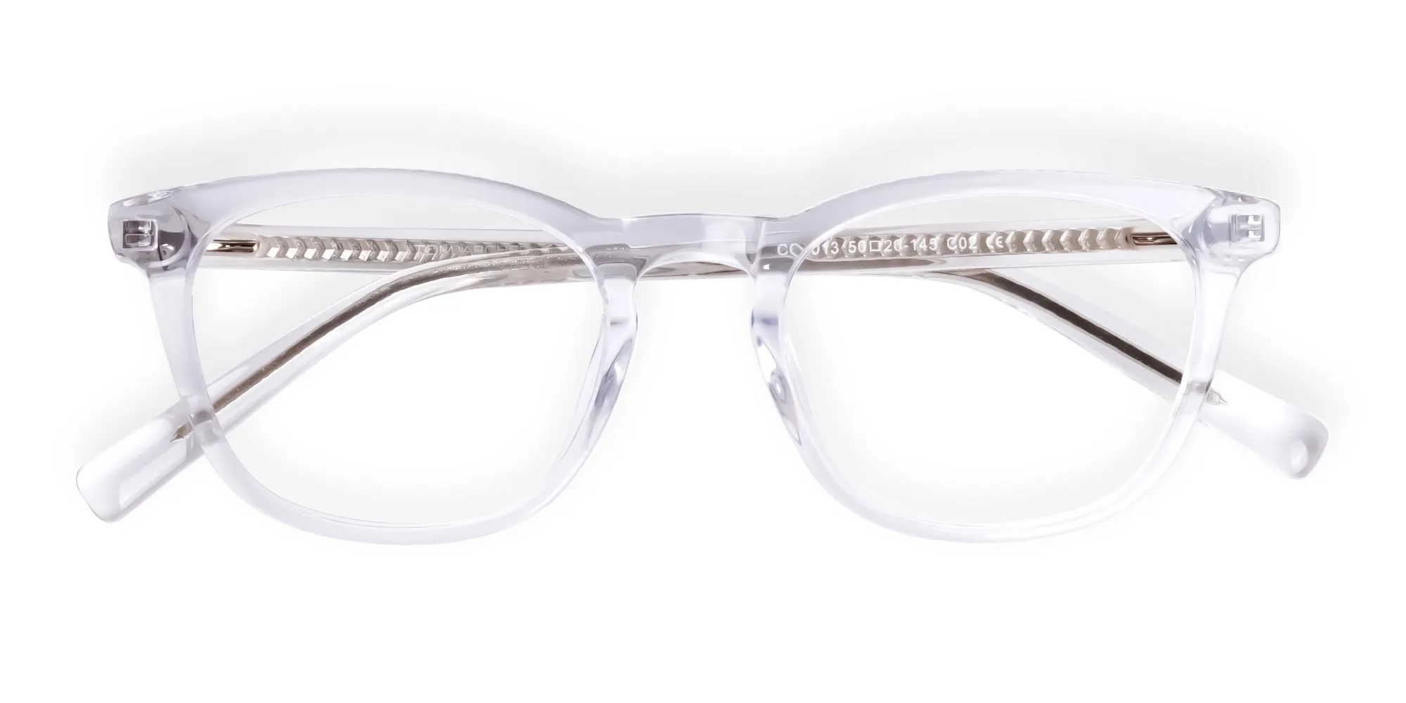 crystal clear or transparent round glasses frames-2