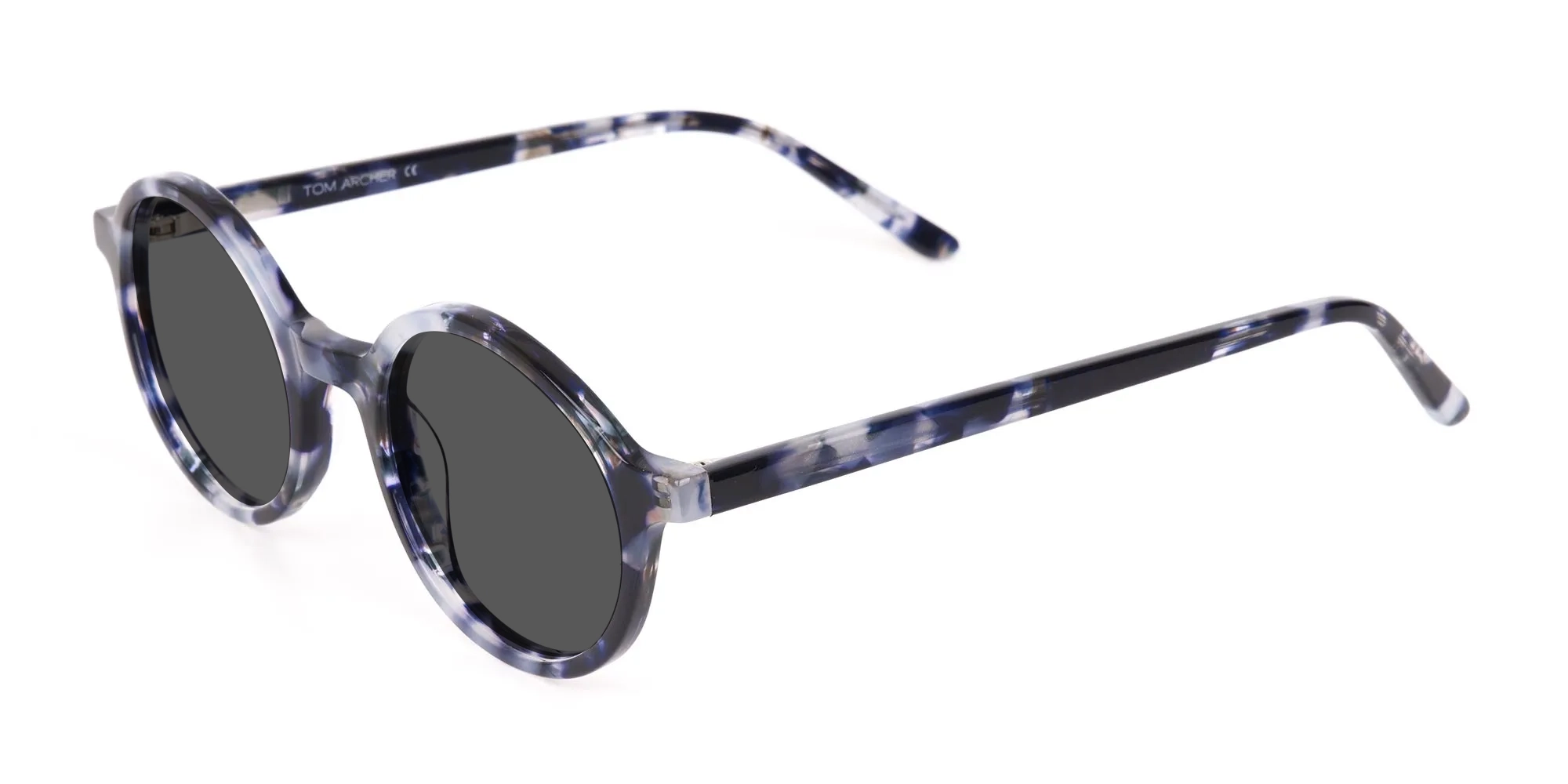 Oval Tortoise Shell Sunglasses-3