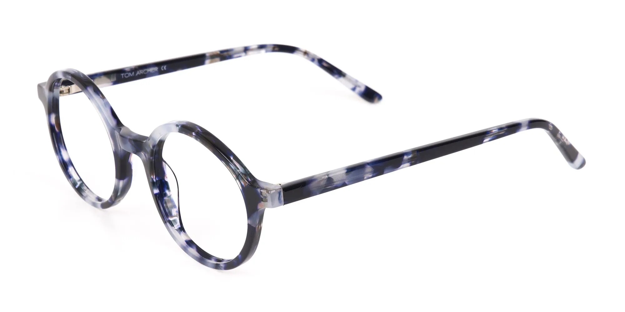 Vintage Round Tortoise Shell Glasses-2