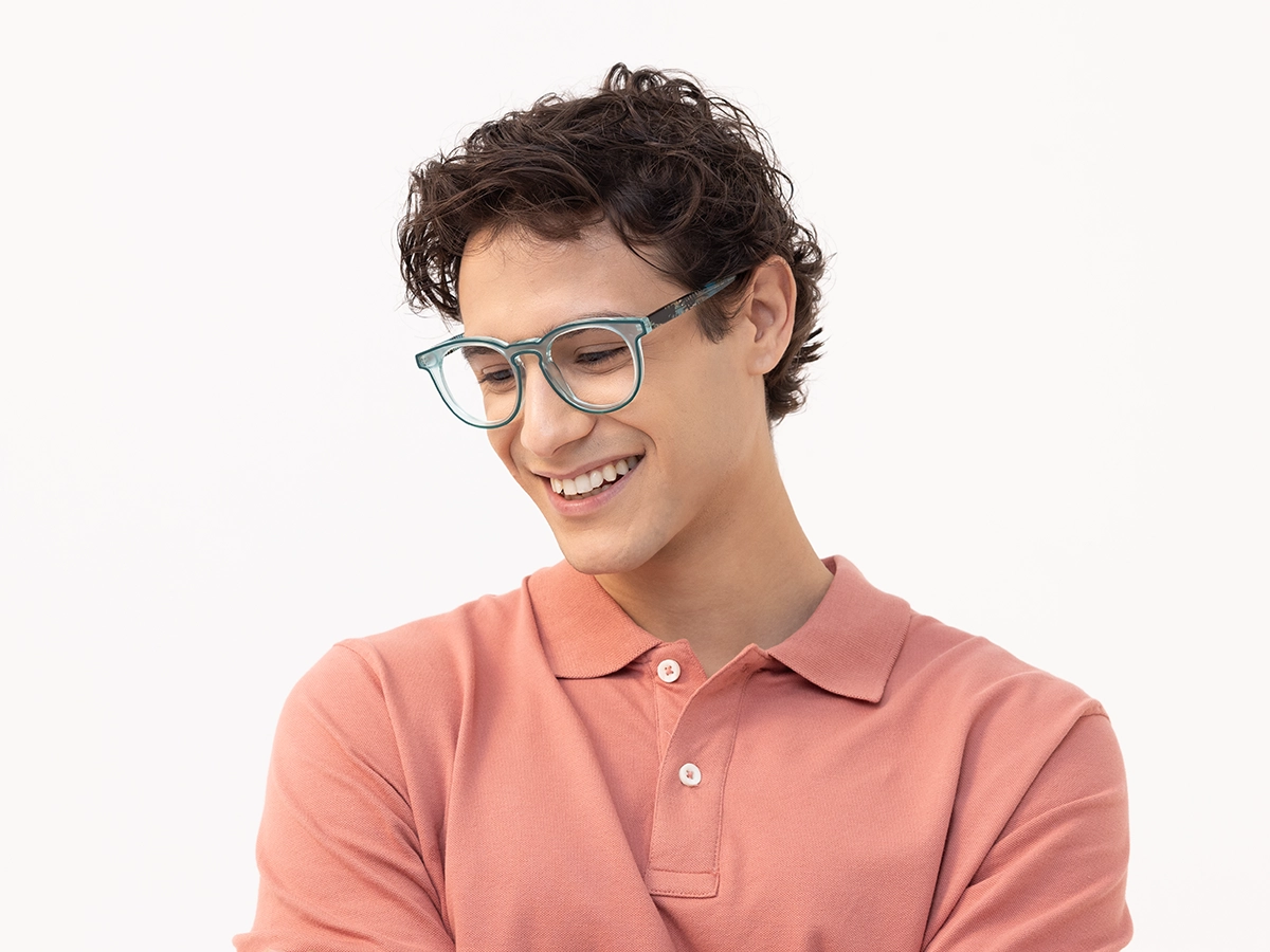 Matte Cruise Teal & Forest Green Glasses-43