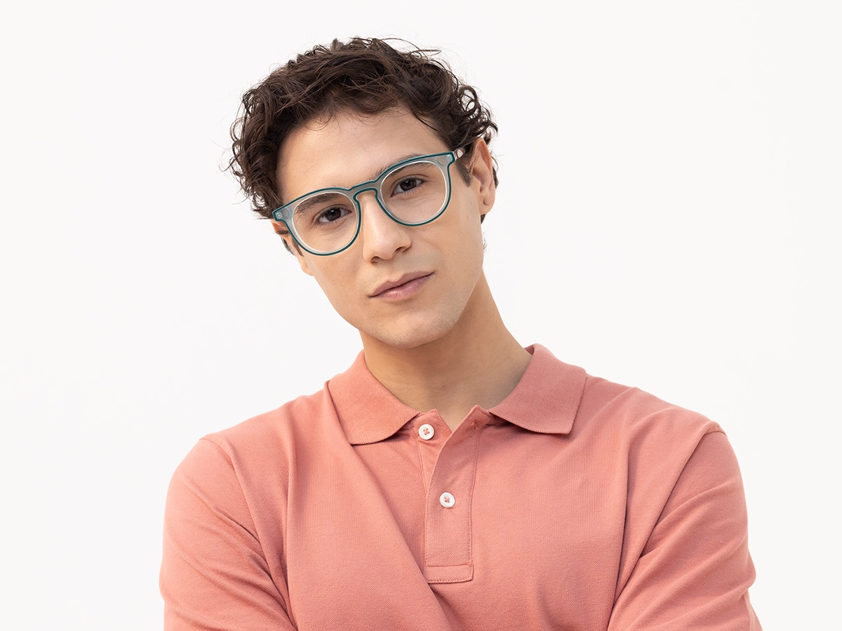 Matte Cruise Teal & Forest Green Glasses-41