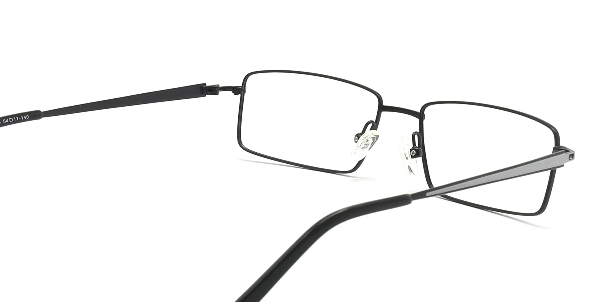 black rectangular reading glasses-2