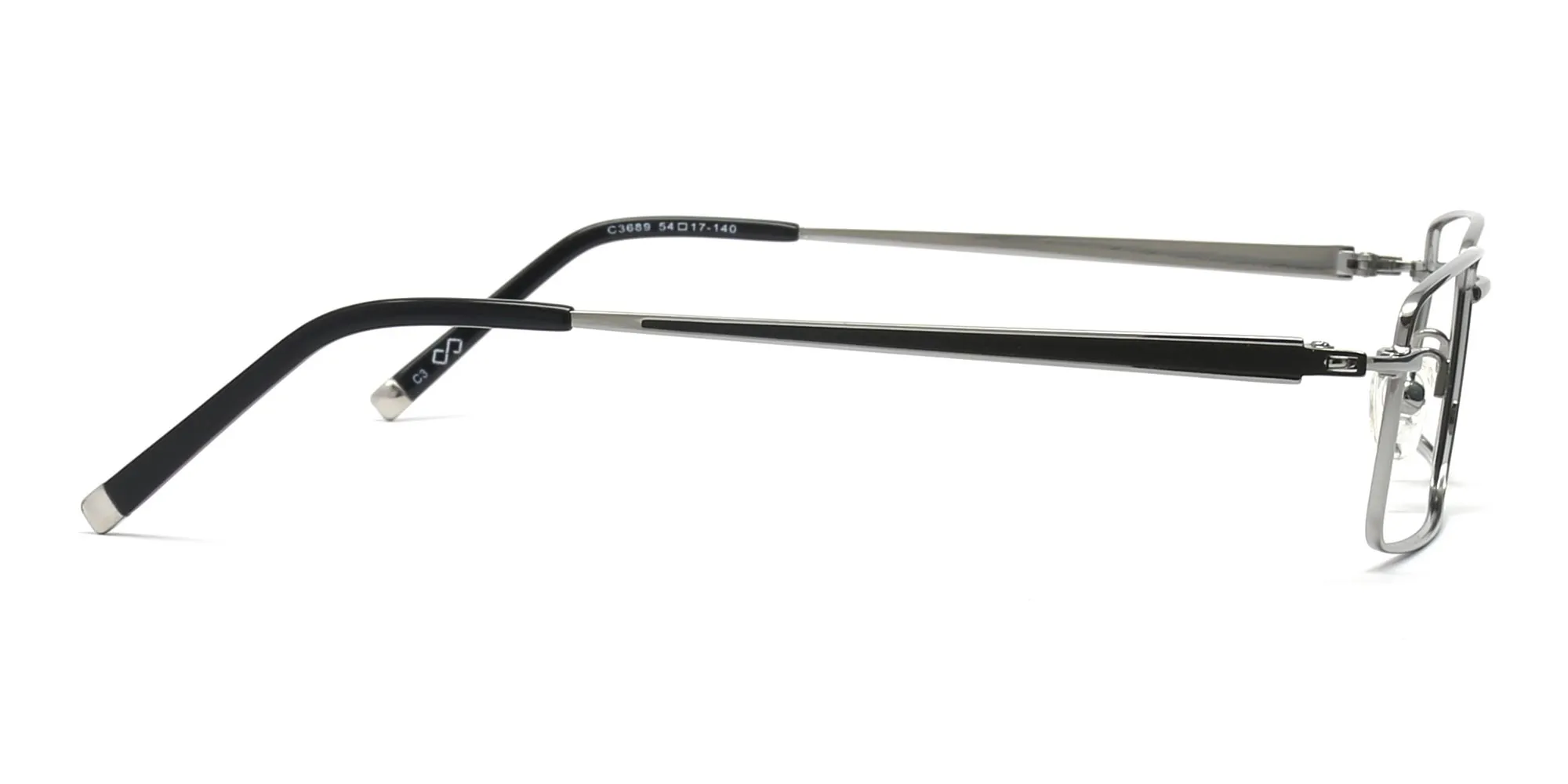 rectangular eyeglasses metal frames-2