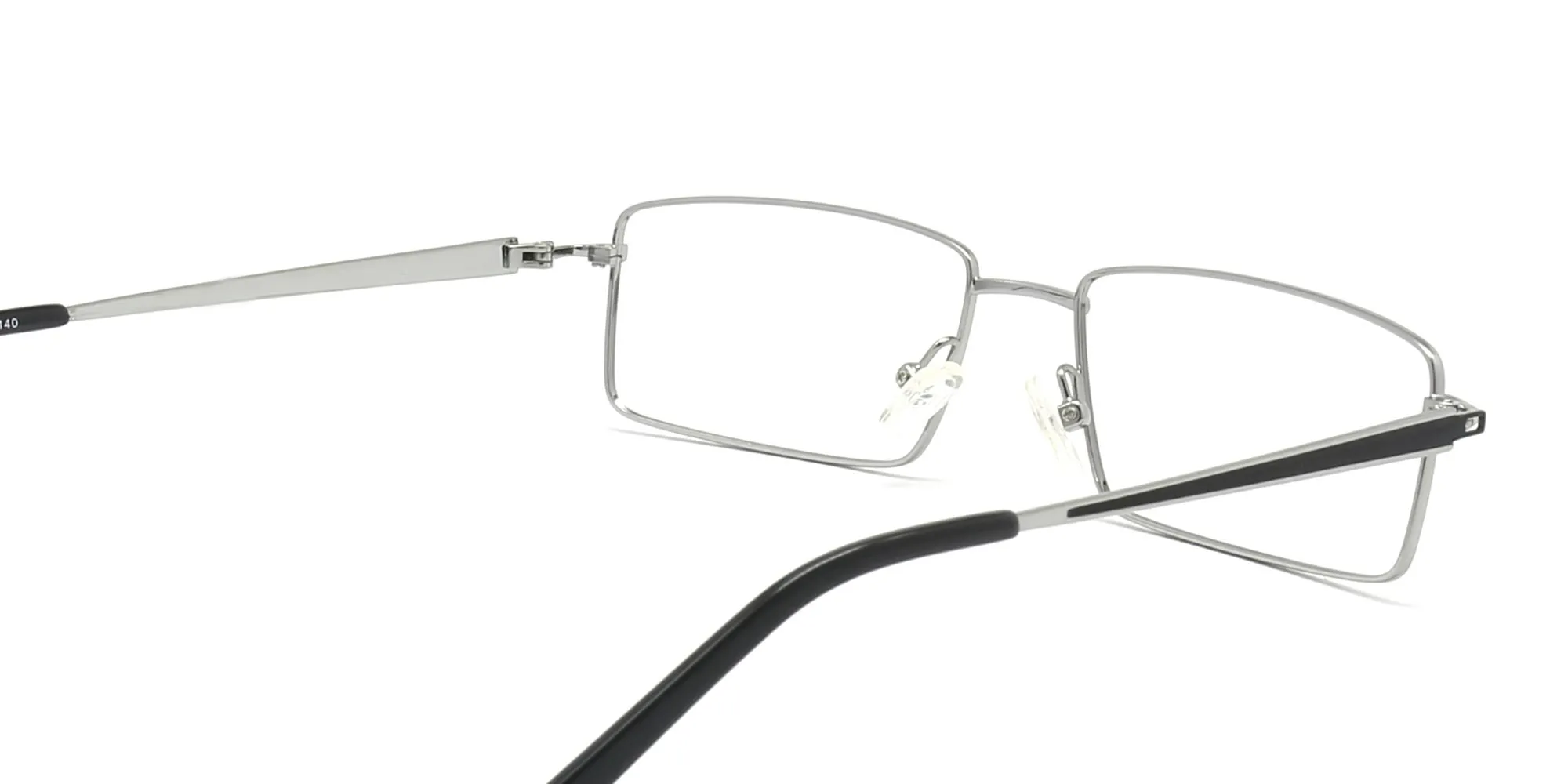 rectangular eyeglasses metal frames-2