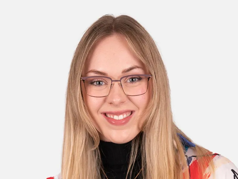 Metallic Mauve and Rose Gold Frame Glasses-2