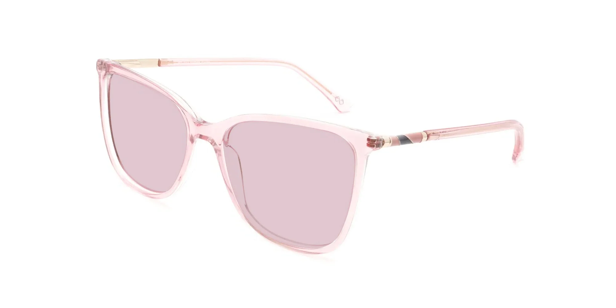 Clear Pink Sunglasses-3