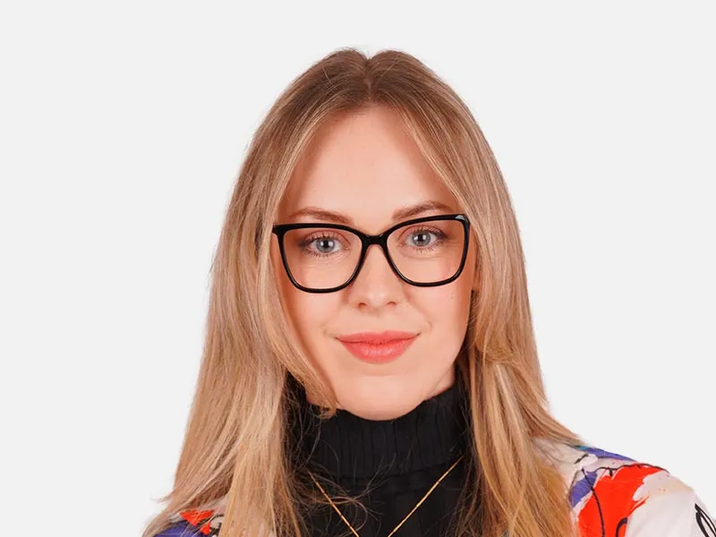 Square Cat Eye Glasses-2