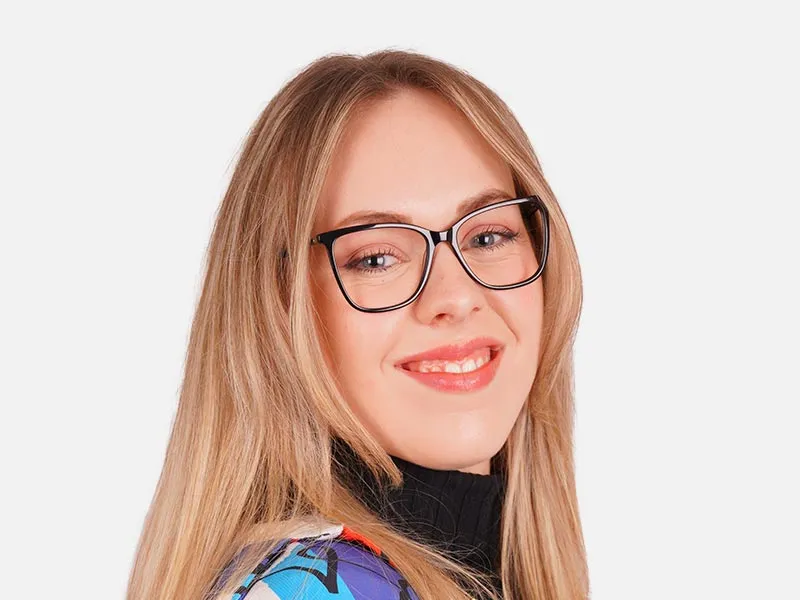 Square Cat Eye Glasses-2