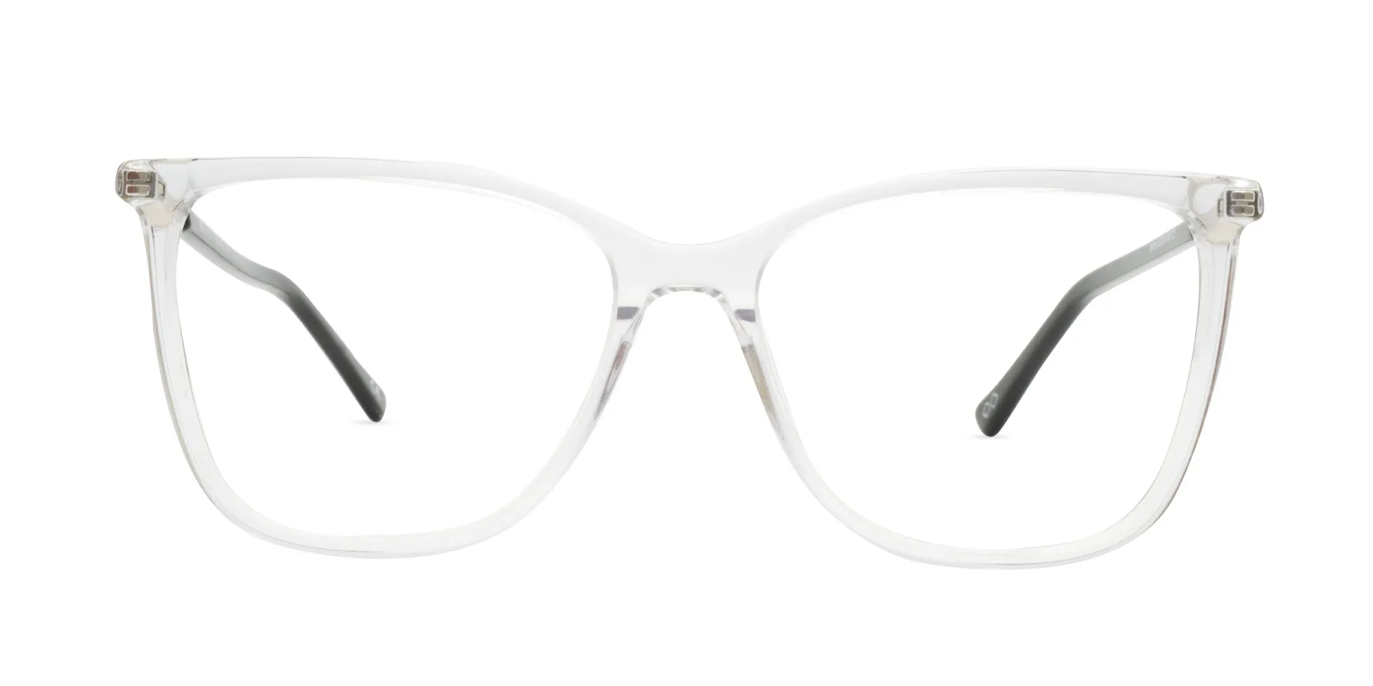 A85019F/3 - Opt for a Subtle Look with Square Cat Eyeglasses 