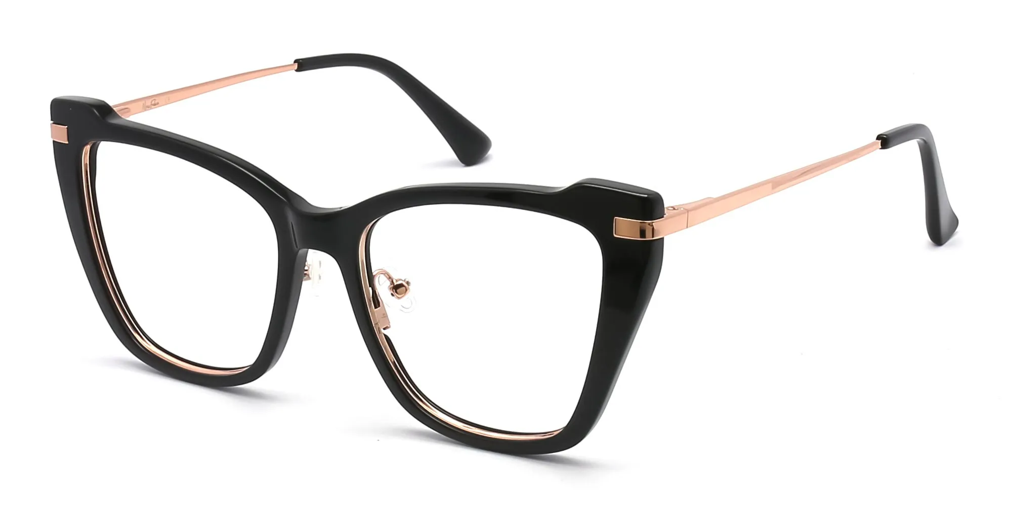 black cat eye spectacles-2