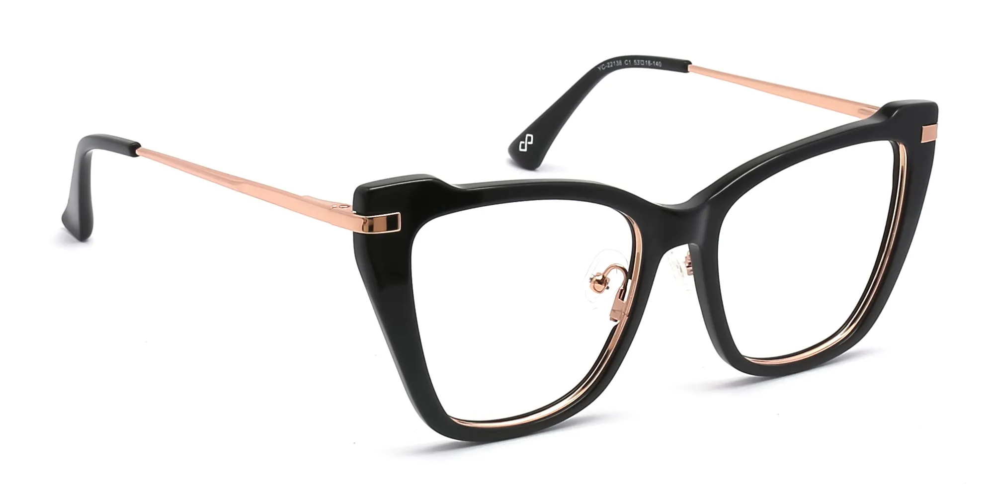 black cat eye spectacles-2
