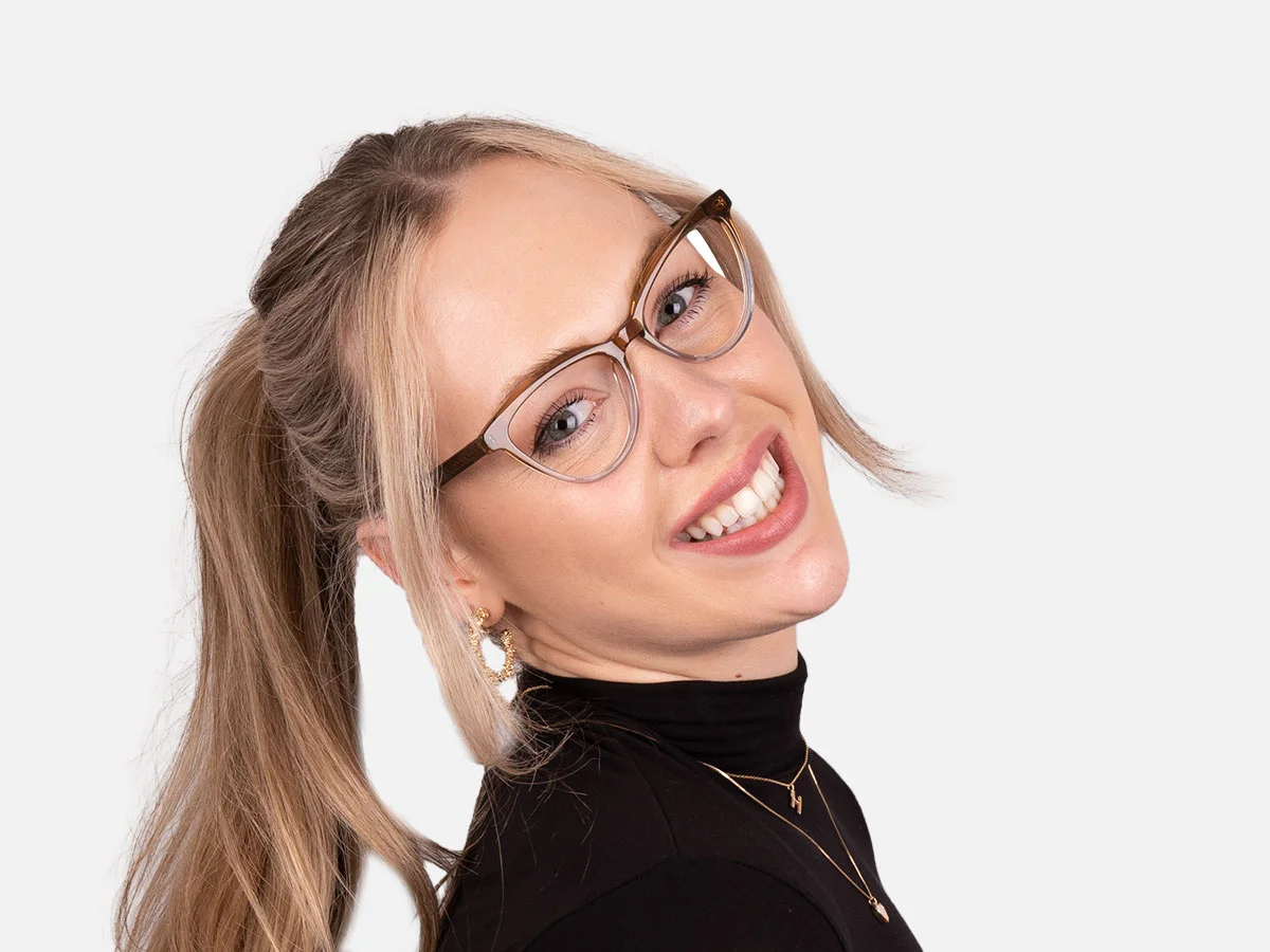 Cat Eye Acetate Glasses-52