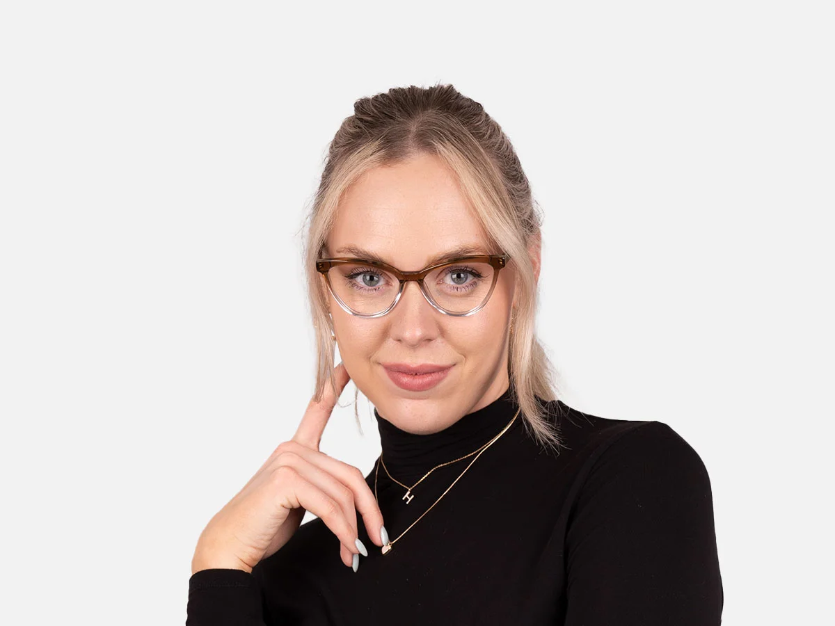 Cat Eye Acetate Glasses-55