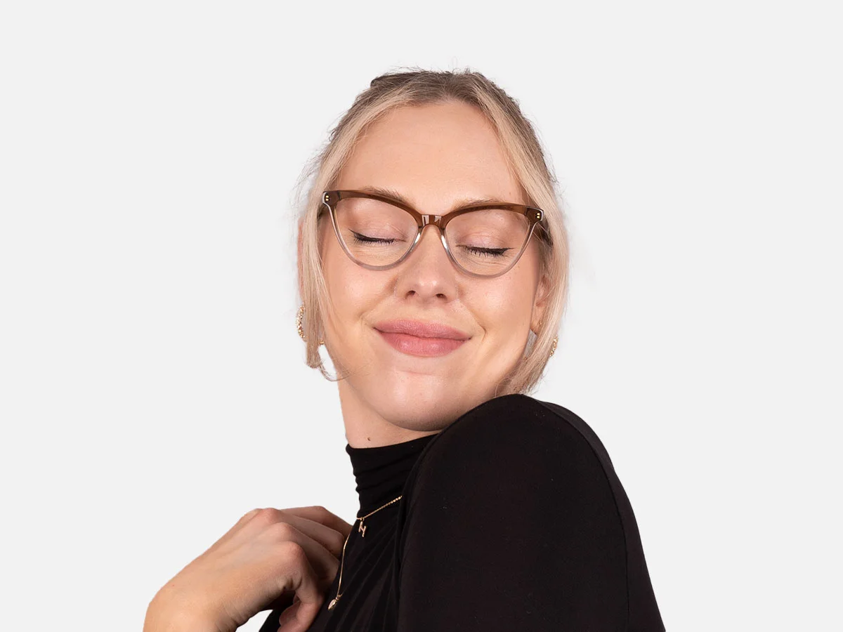 Cat Eye Acetate Glasses-54