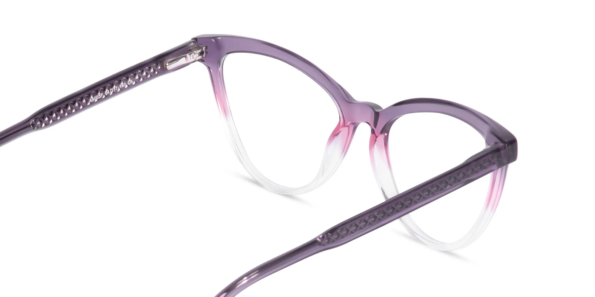 Purple Cat Eye Glasses-5