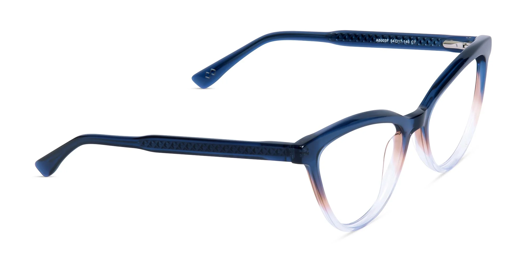 Blue Cat Eye Glasses Frames-2