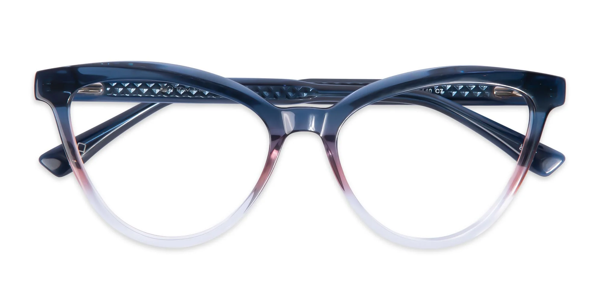 Blue Cat Eye Glasses Frames-6