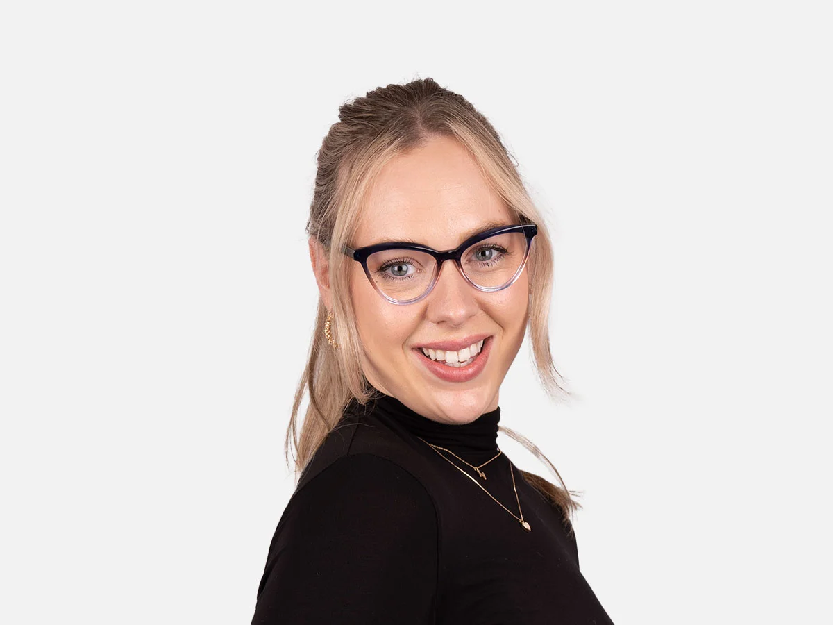 Blue Cat Eye Glasses Frames-51