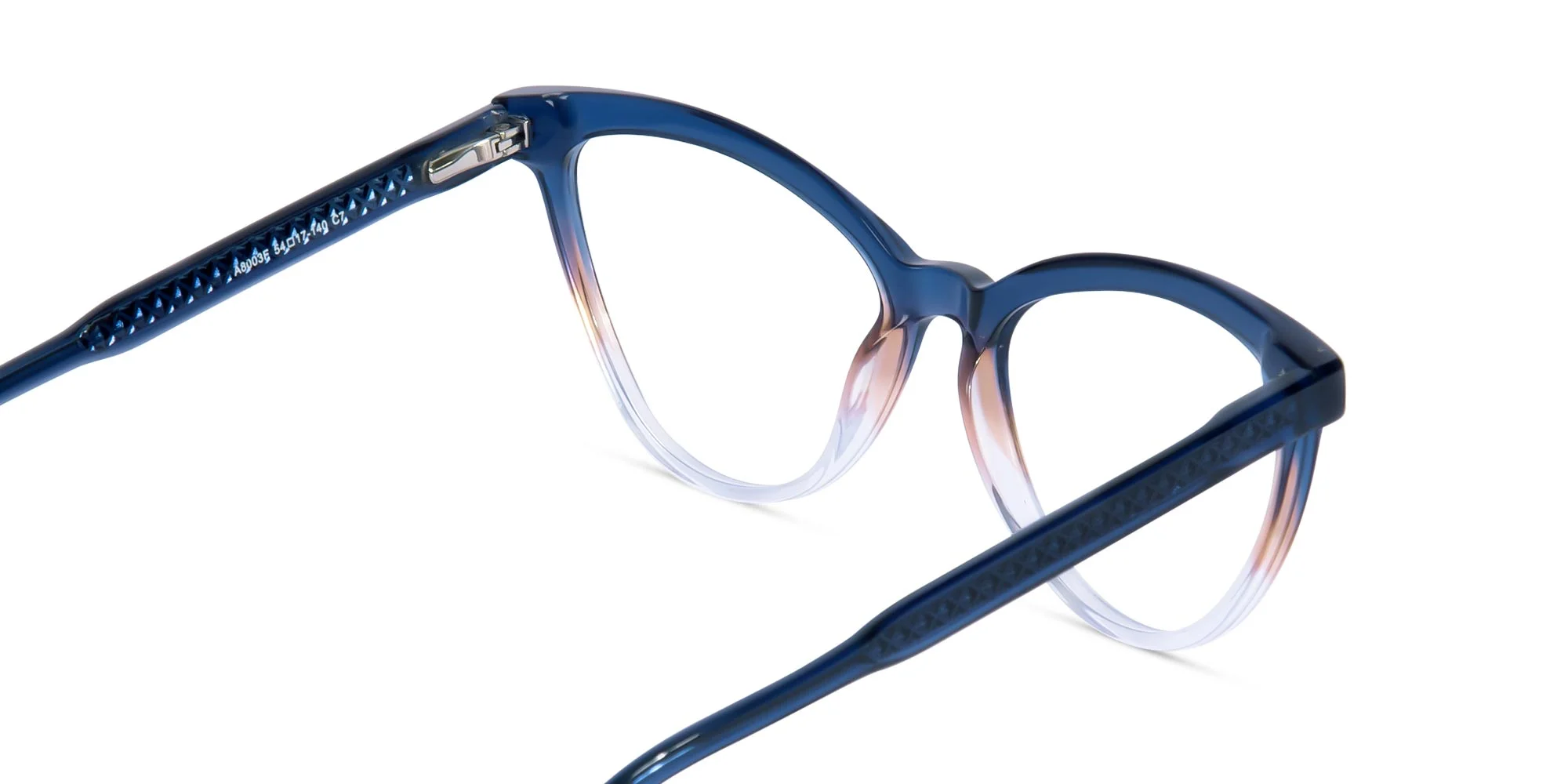 Blue Cat Eye Glasses Frames-5