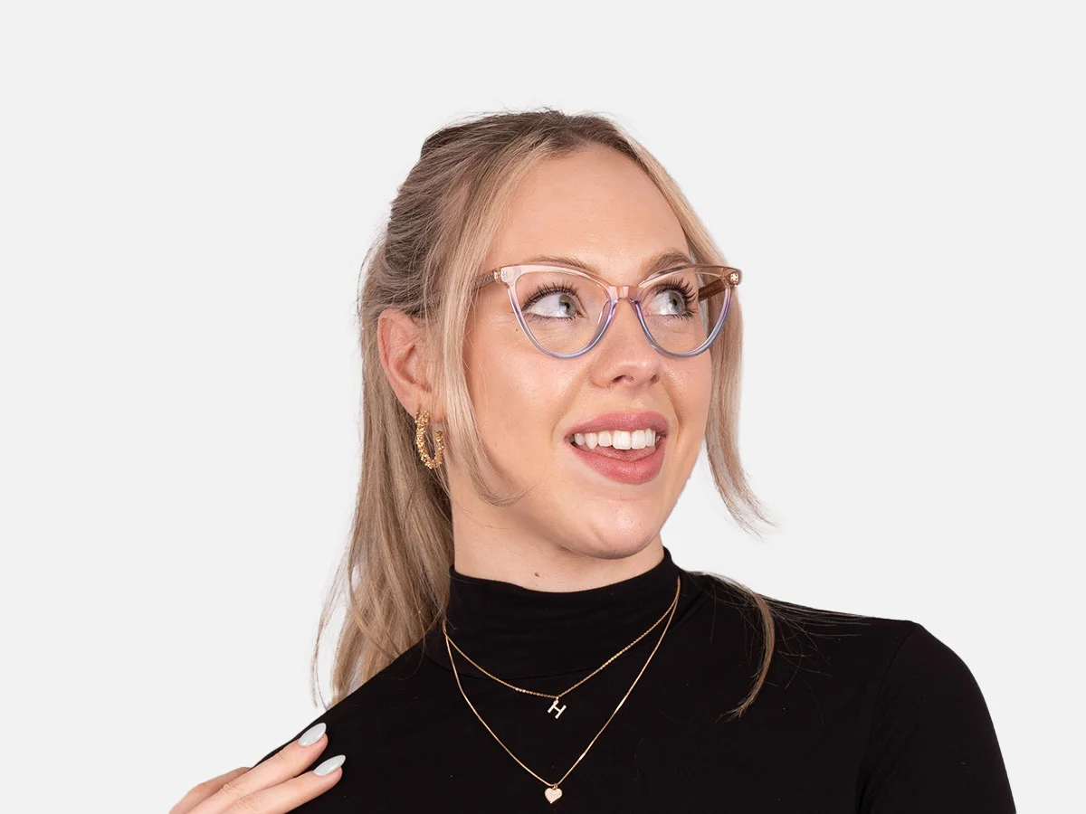 Gold Cat Eye Eyeglasses-54