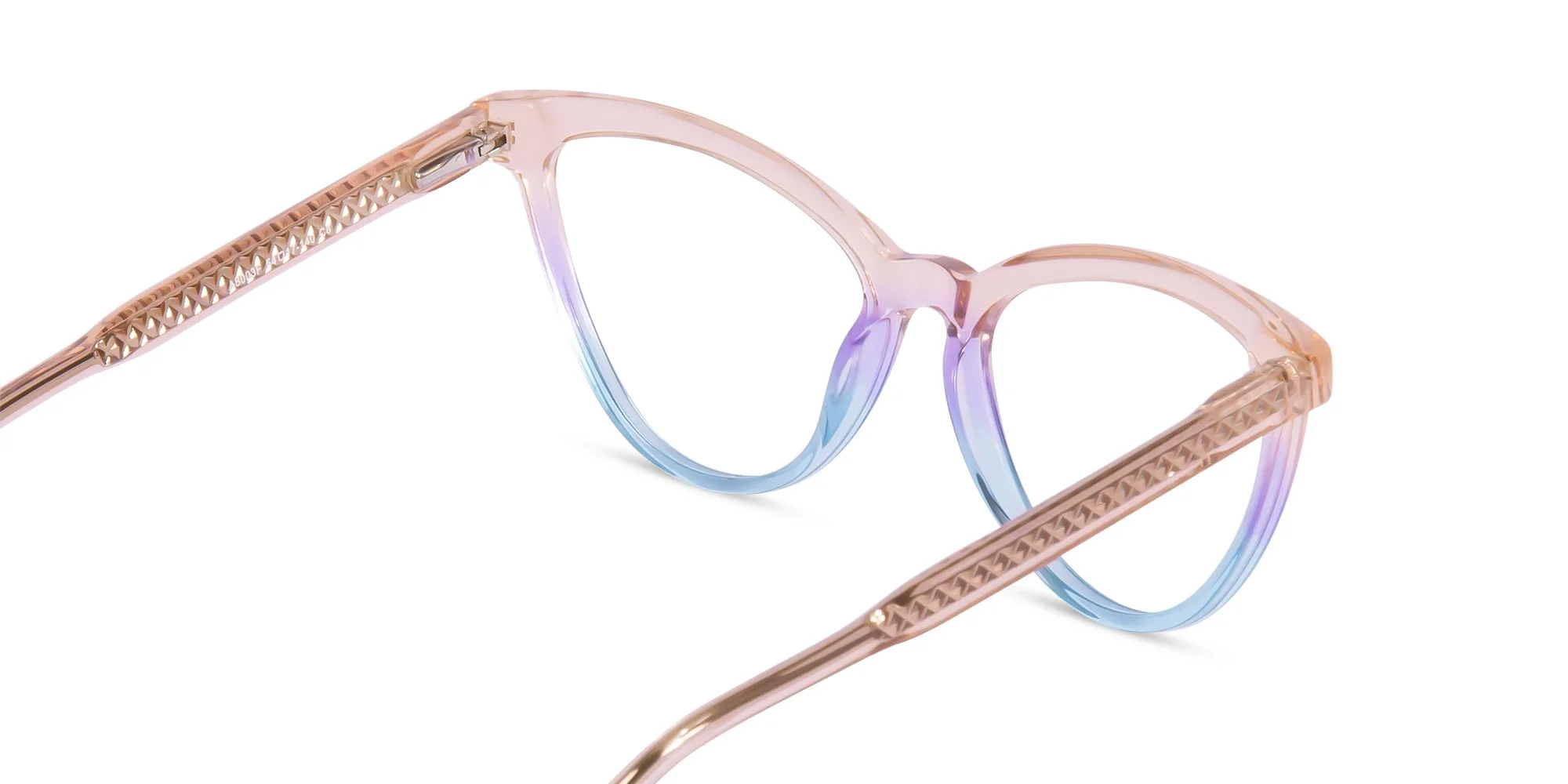 Gold Cat Eye Eyeglasses-5