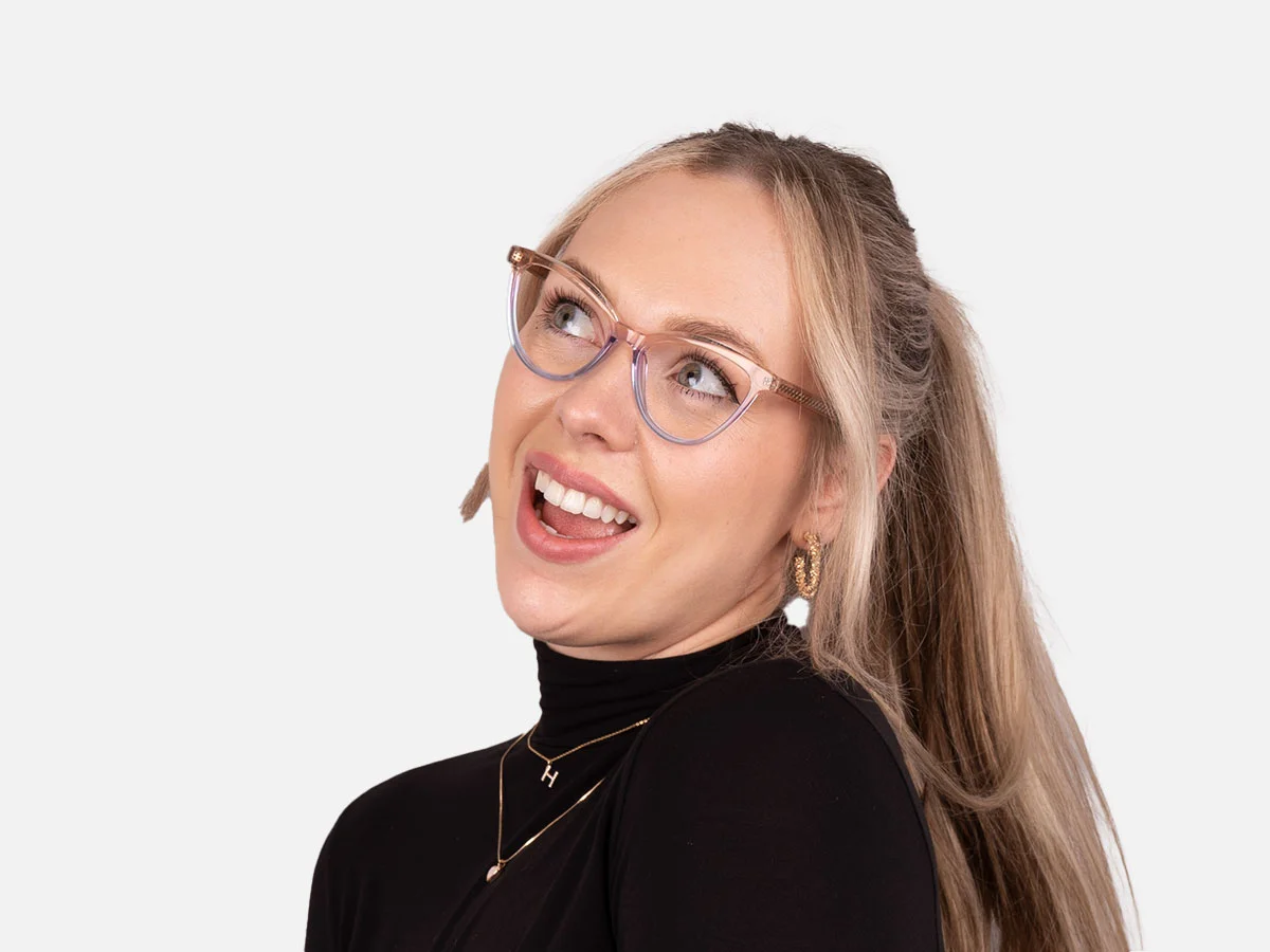 Gold Cat Eye Eyeglasses-53