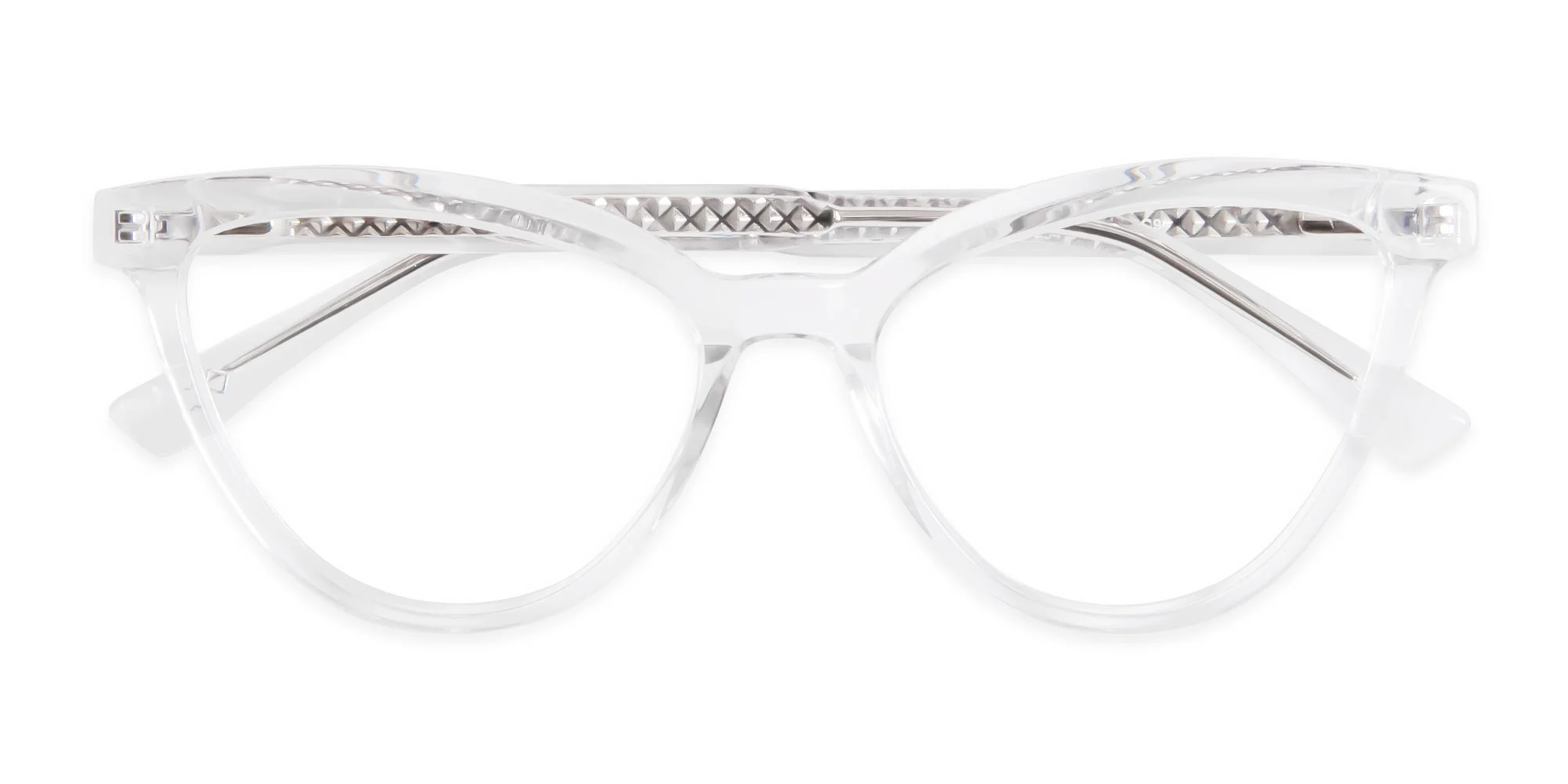 Clear Cat Eye Glasses-6