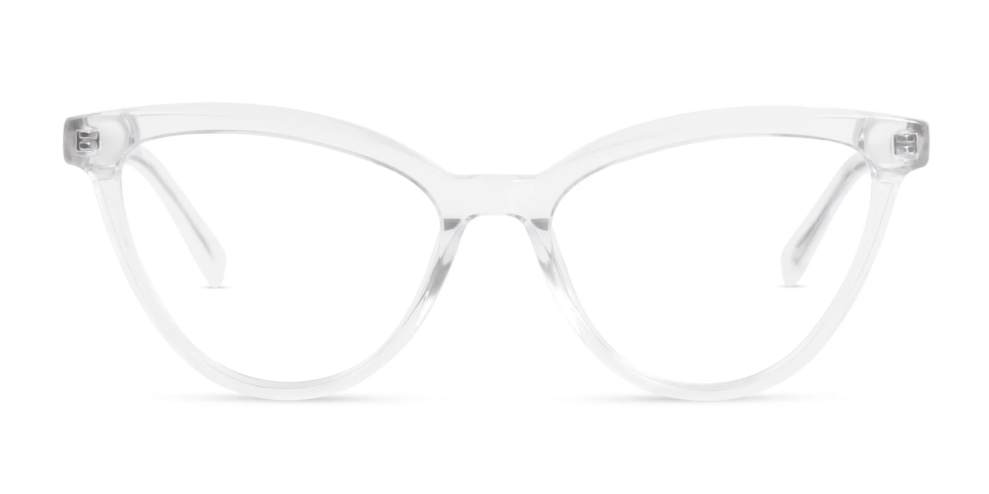 Clear Cat Eye Glasses-1