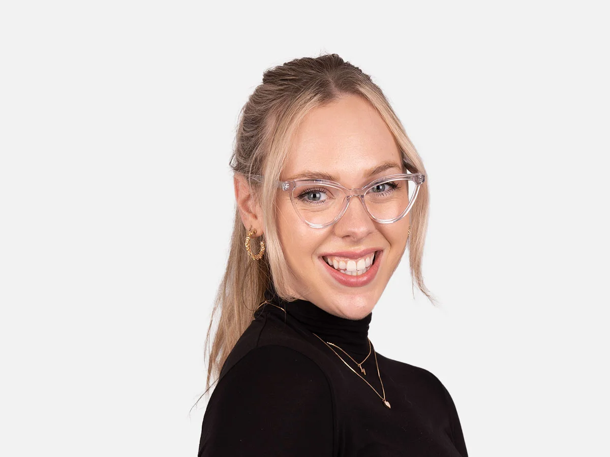 Clear Cat Eye Glasses-51