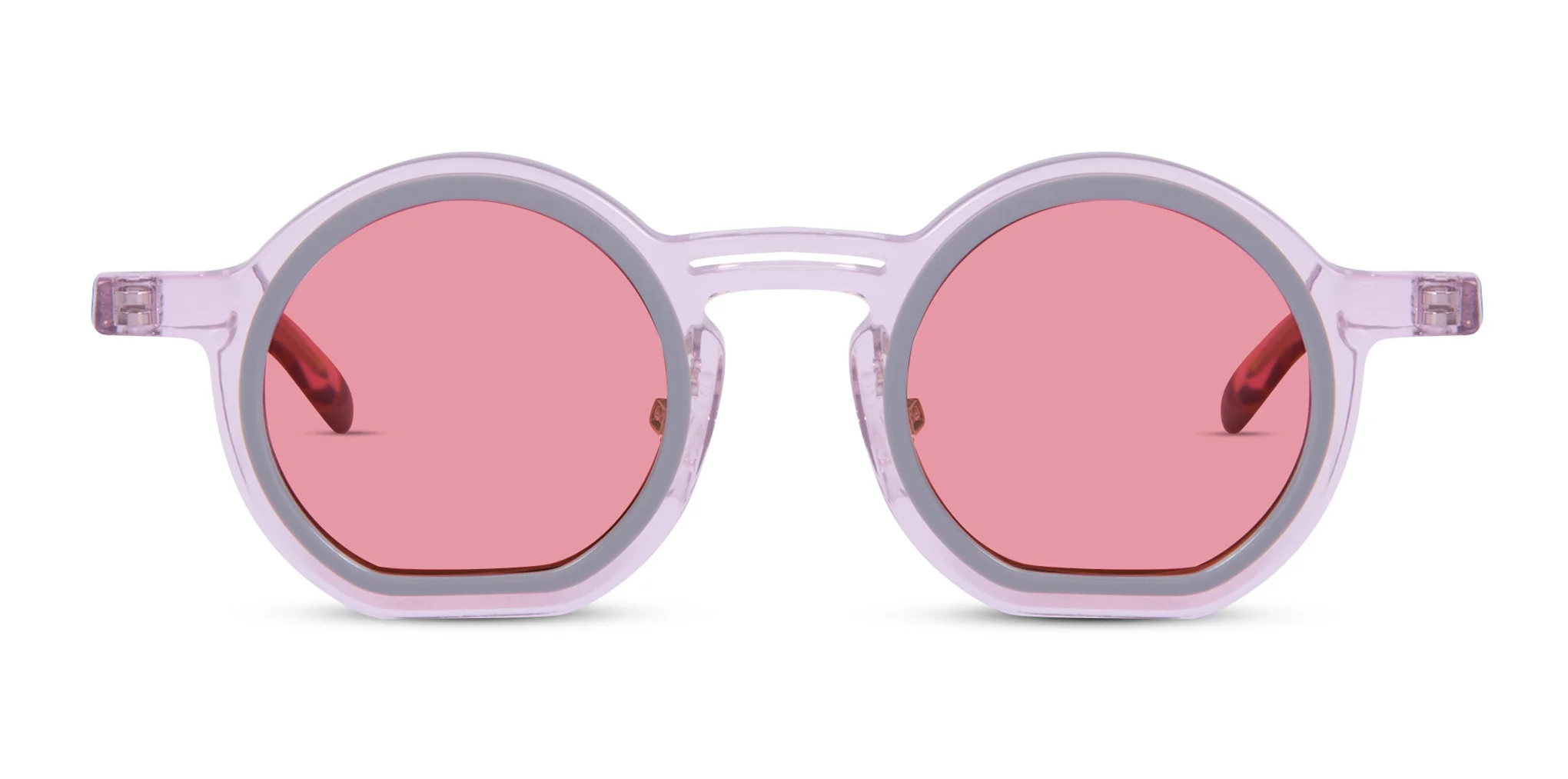 Pink Round Sunglasses-1