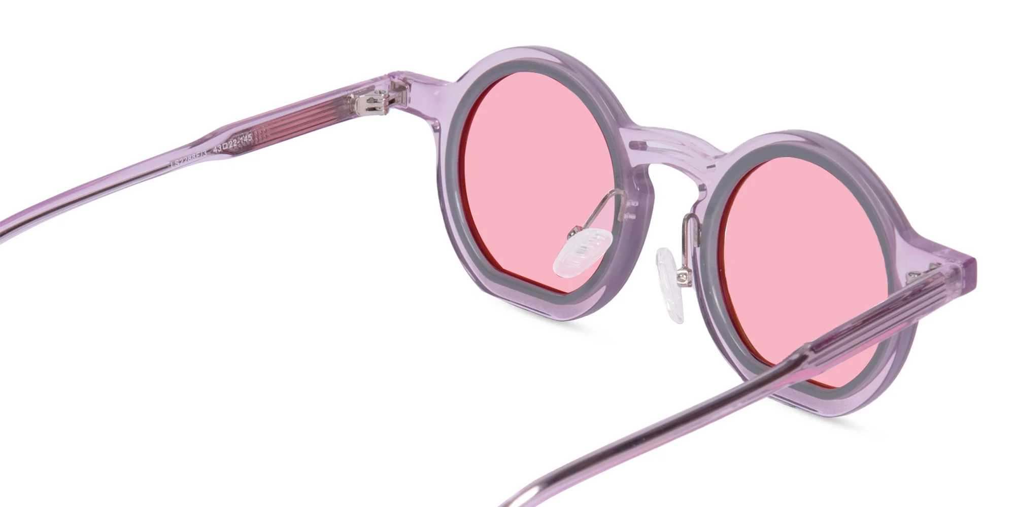 Pink Round Sunglasses-5
