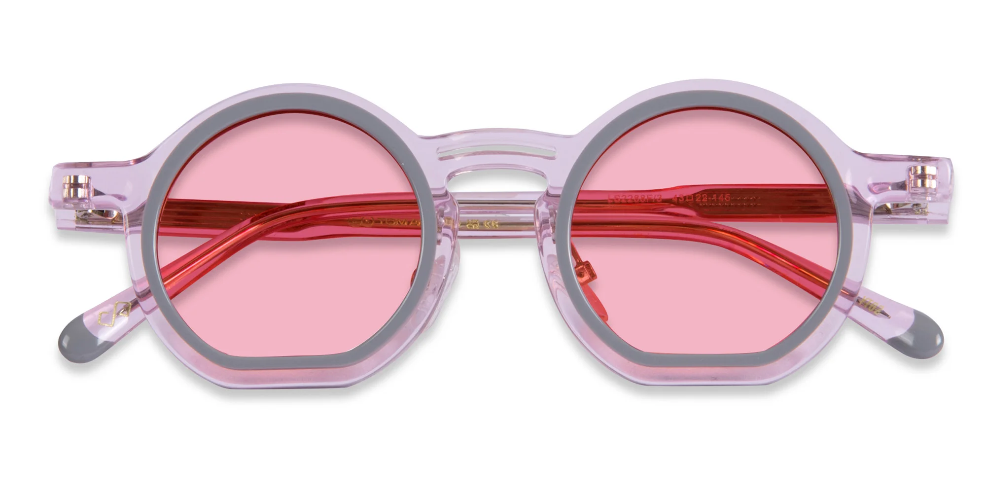 Pink Round Sunglasses-6