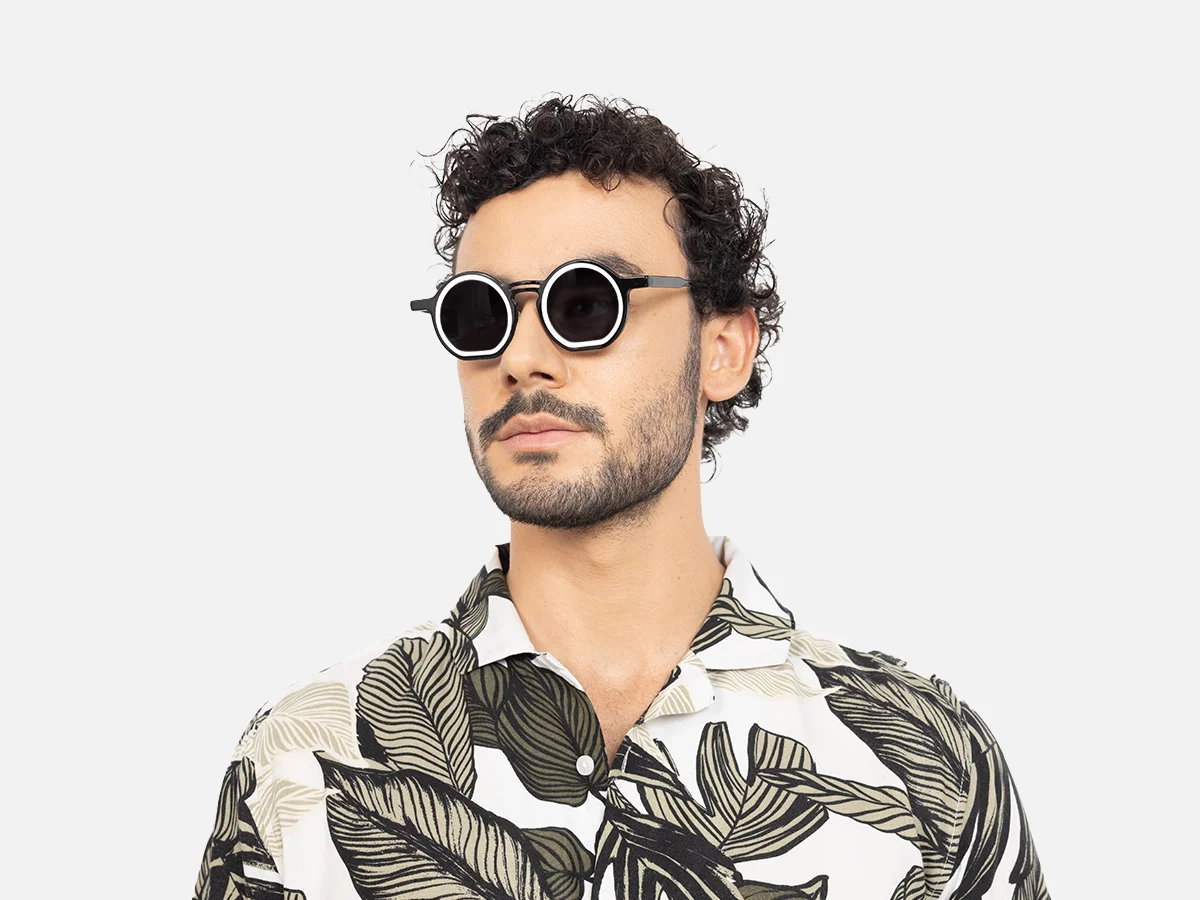 Black White Eyeglasses-43