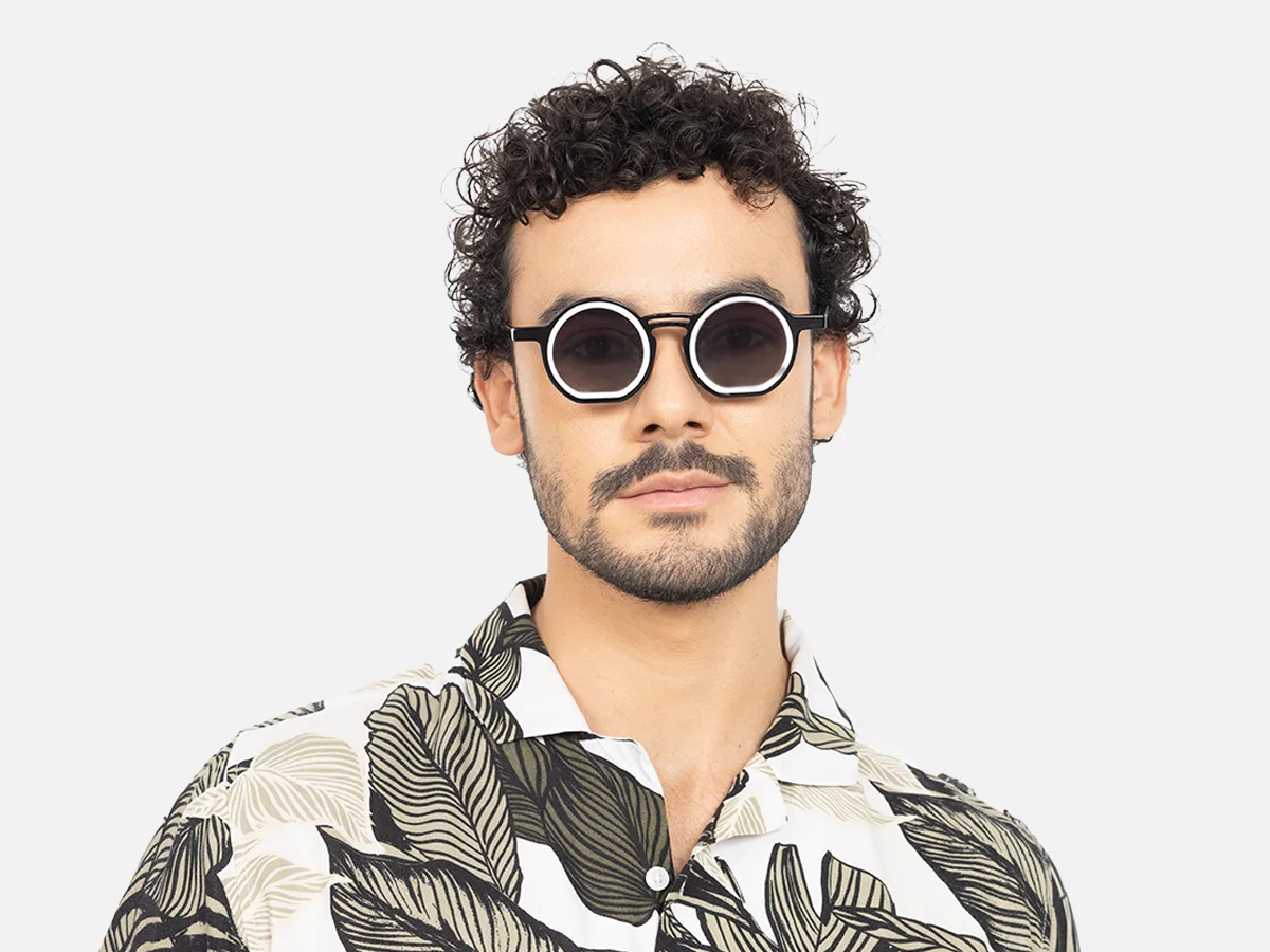 Black White Eyeglasses-41