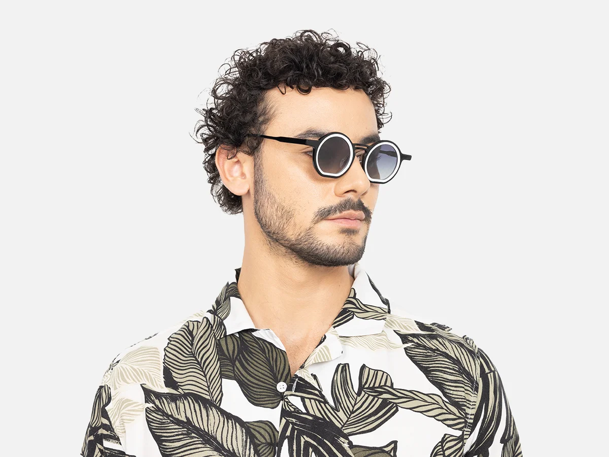 Black White Eyeglasses-45
