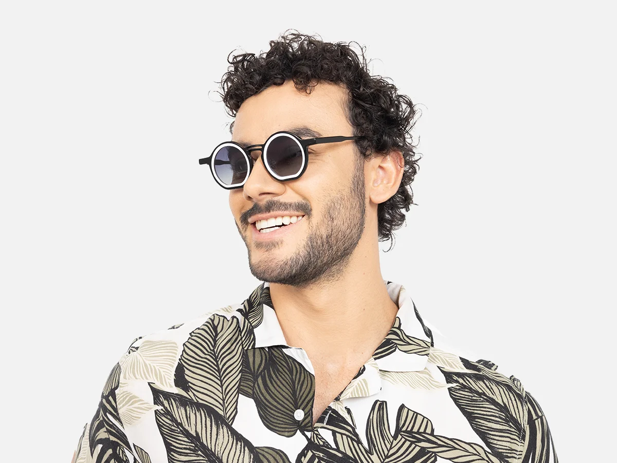 Black White Eyeglasses-42