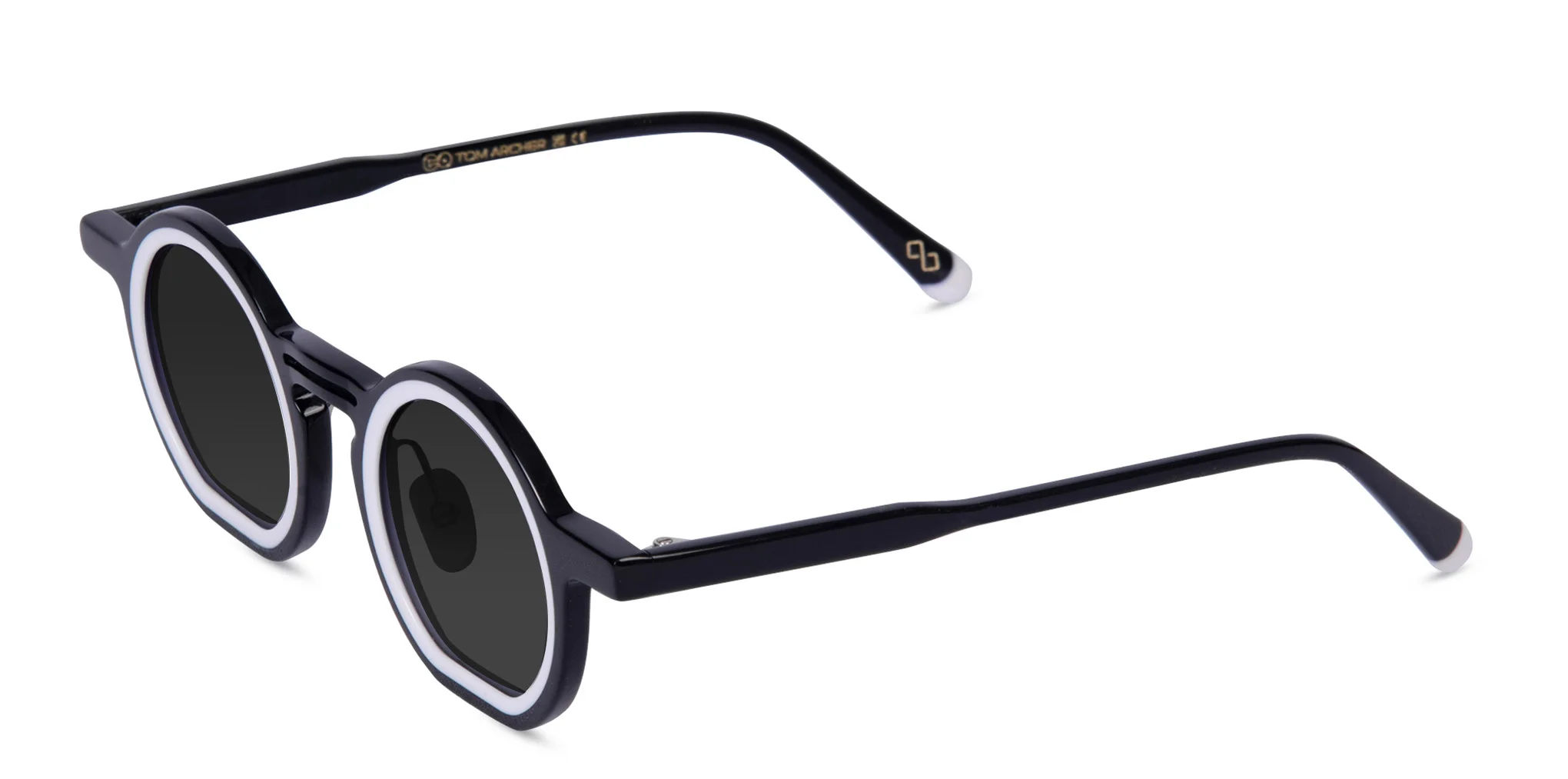 Black White Eyeglasses-3