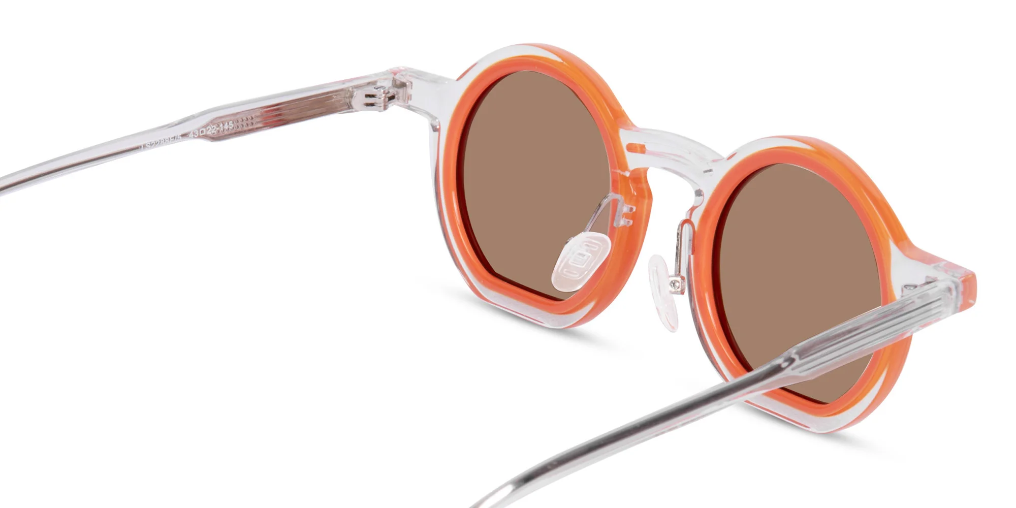 Orange Round Sunglasses-5