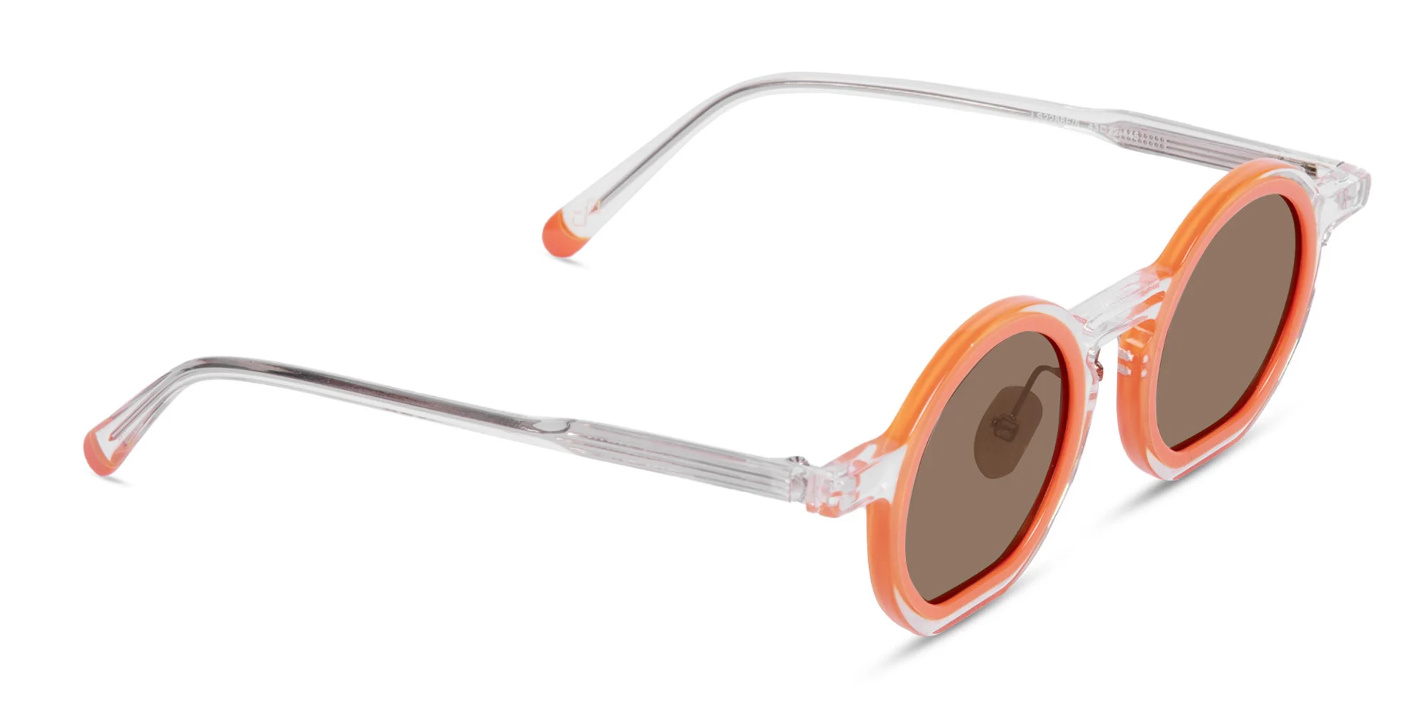 Orange Round Sunglasses-2