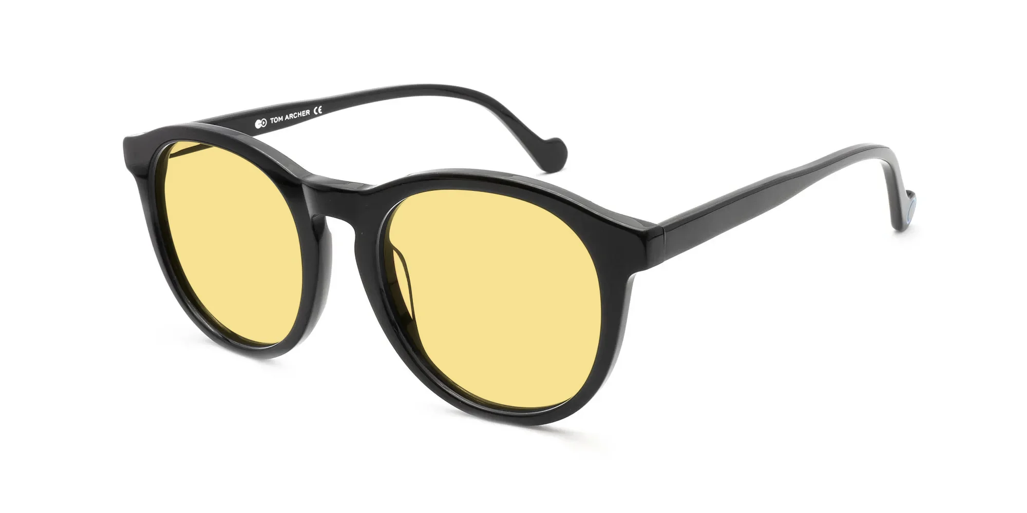 Black Frame Yellow Lens Sunglasses-3