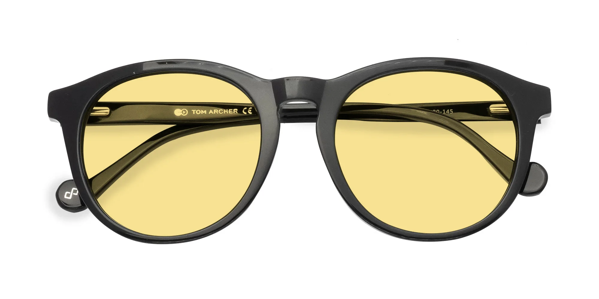 Black Frame Yellow Lens Sunglasses-6