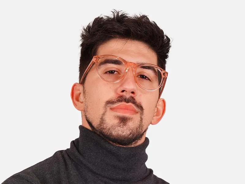 Crystal Pale Peach Glasses-2