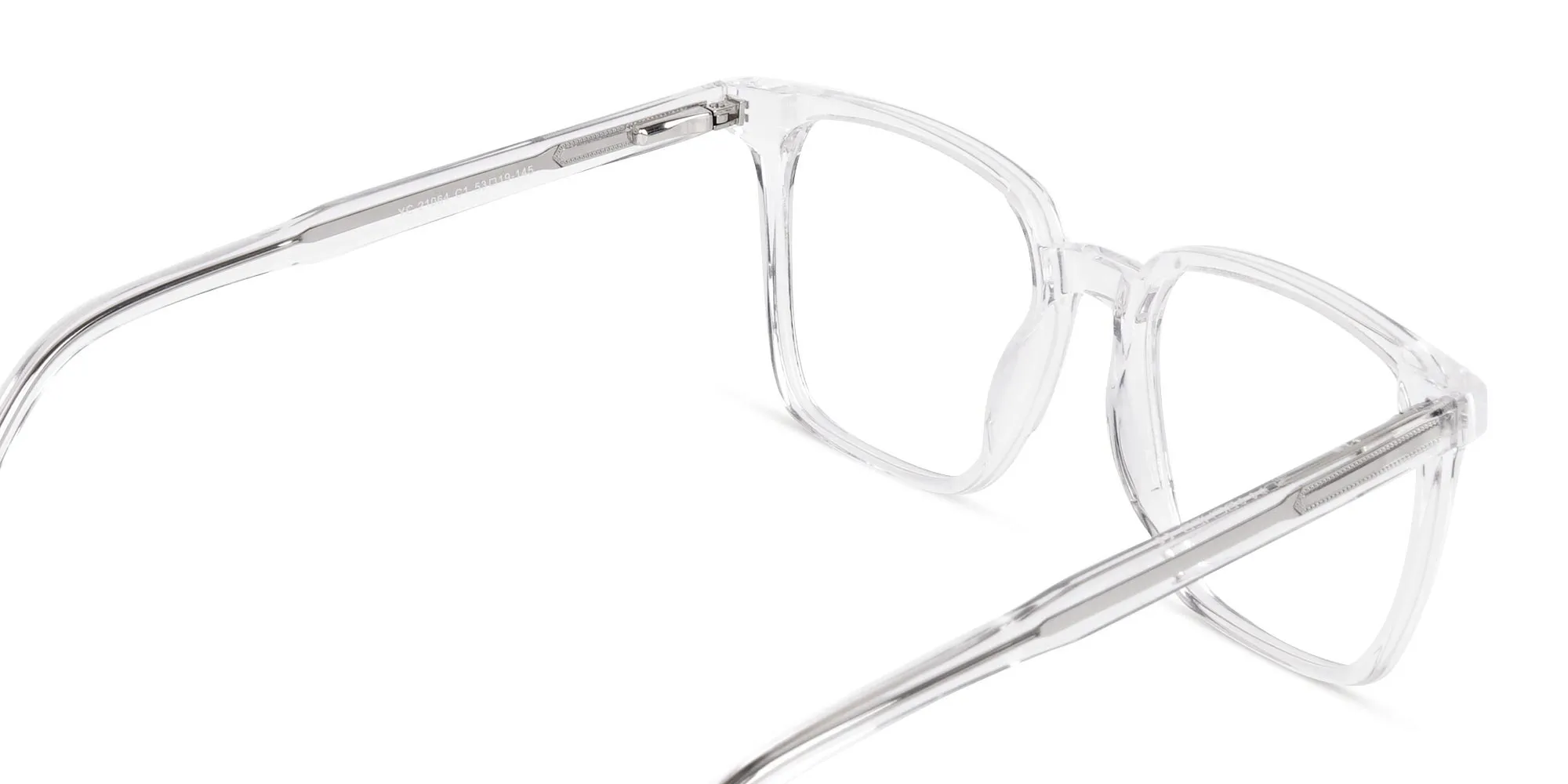 Crystal Clear Square Glasses-2