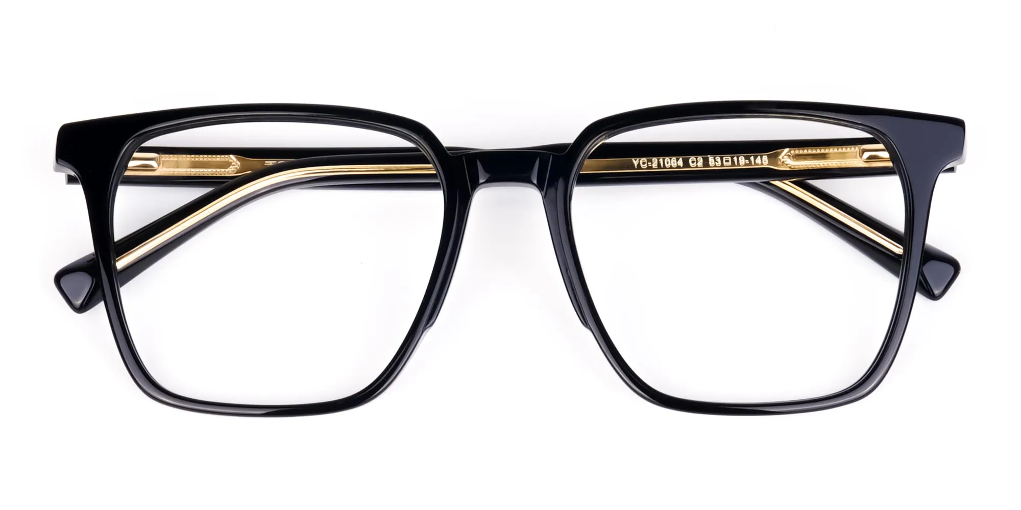 Square Black Eyeglasses-2