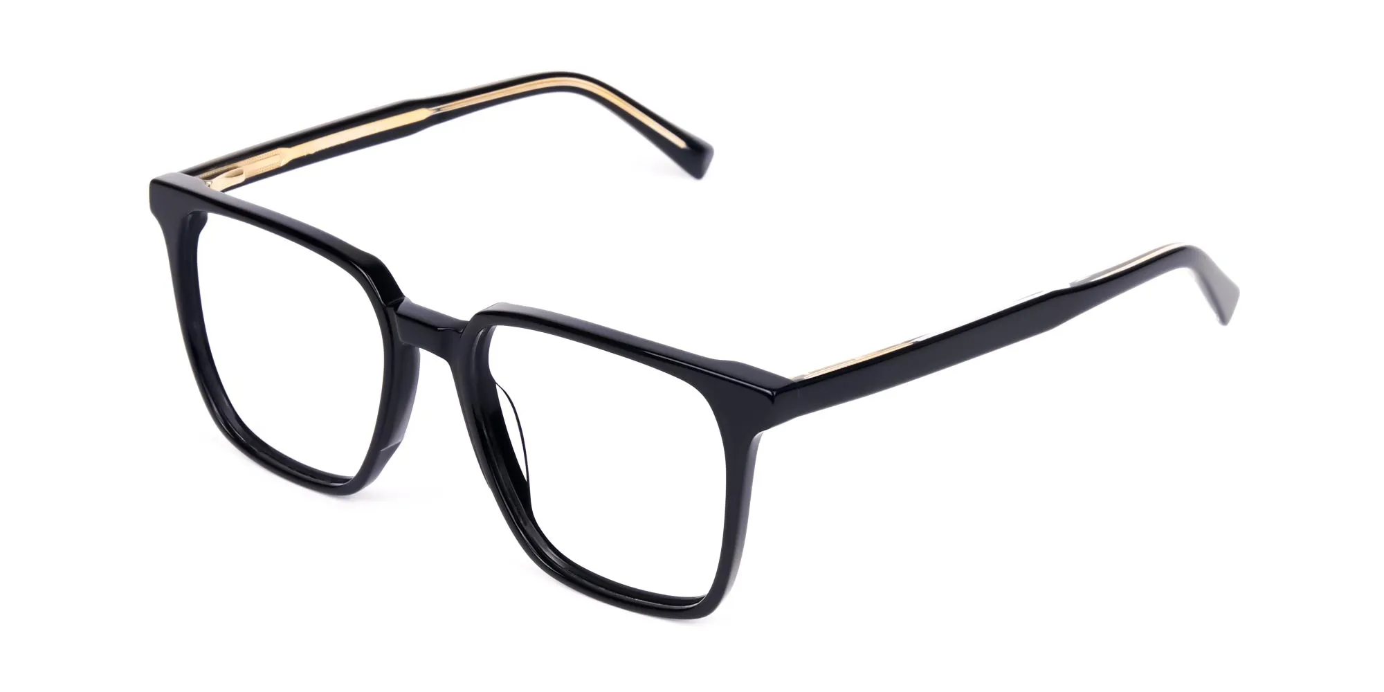Square Black Eyeglasses-2
