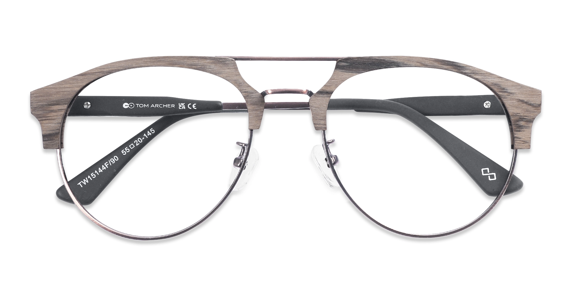 Copper Brown Wooden Pilot Glasses 6