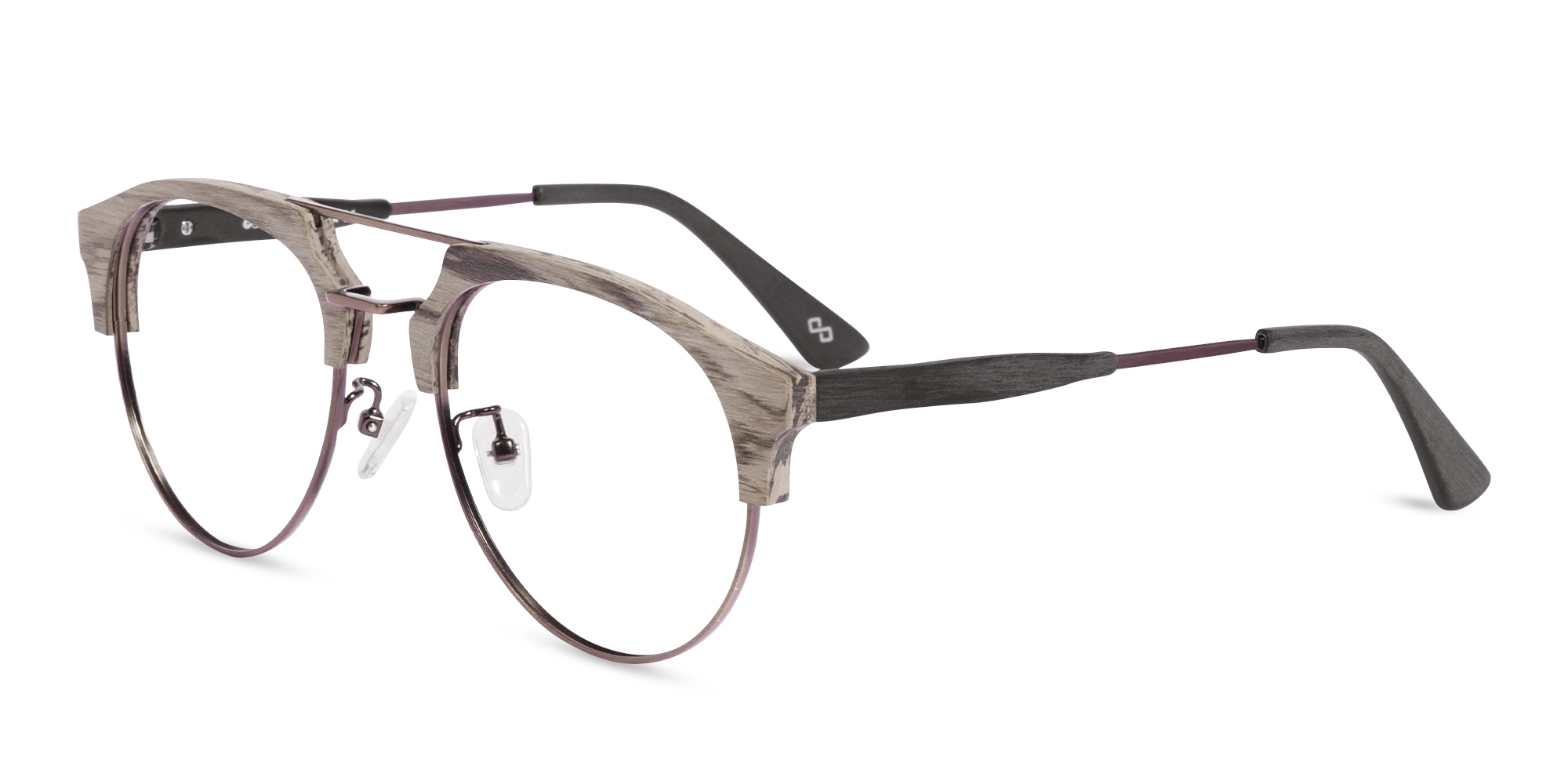 Copper Brown Wooden Pilot Glasses 3